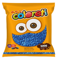 Imagem de CONFETE COLORETI AZUL 500G - 01 UNIDADE